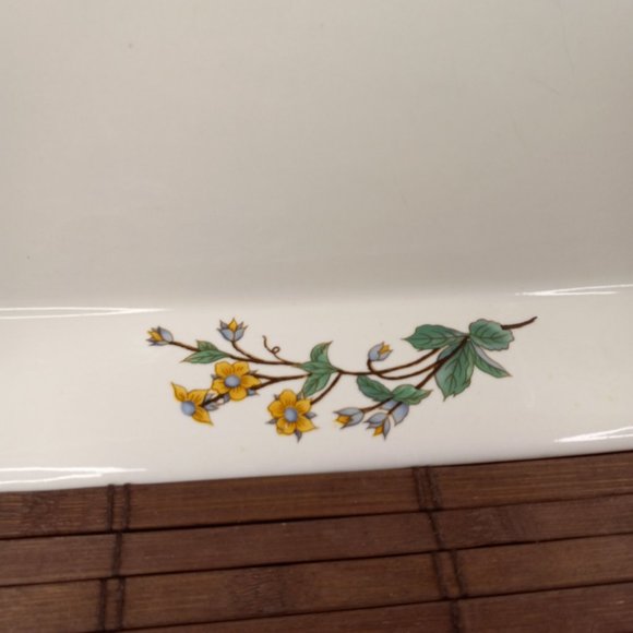 Woodhill Baking Dish Floral 12 x 9 Rectangular Ceramic Fine Bakeware Casserole - Picture 2 of 13